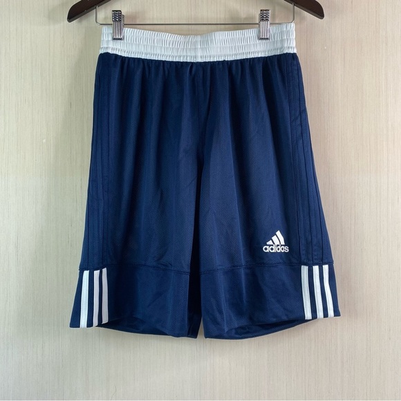 adidas Other - NWT Adidas Men's 3G Speed Reversible Basketball/Athletic Shorts Navy/White Small